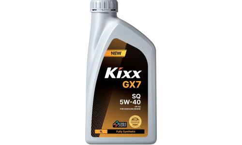 Масло моторное Kixx GX7 5w40, синтетическое, API SQ, для бензинового двигателя, 1л, арт. L2185AL1E1