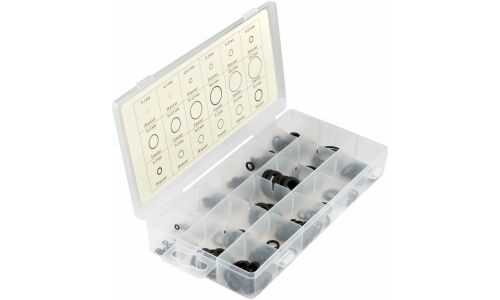 Кольца уплотнительные Автодело, от 3х1мм до 22х2мм, набор 225 шт, арт. 45525