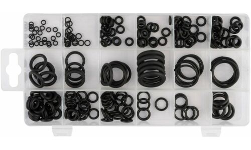 Кольца уплотнительные Автодело, от 3х1мм до 22х2мм, набор 225 шт, арт. 45525