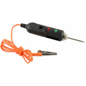 Отвёртка индикаторная (пробник электрический) Автодело, с крокодильчиком, звуковая и световая индикация, 6/12/24В, арт. 40929