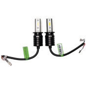 Лампа светодиодная HTL S3 H3 (PK22s, T12), 12В, 11Вт, (соответствует 55Вт), 6000К, комплект 2 шт, арт. Л0505