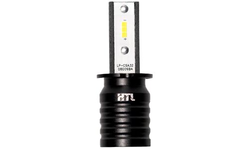 Лампа светодиодная HTL S3 H3 (PK22s, T12), 12В, 11Вт, (соответствует 55Вт), 6000К, комплект 2 шт, арт. Л0505