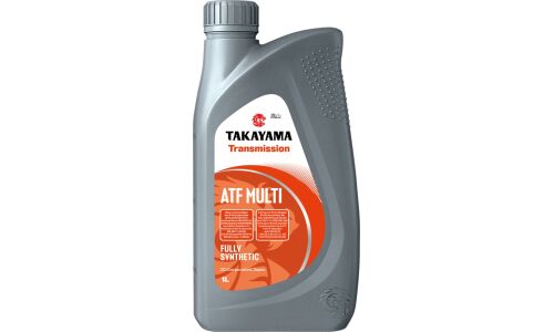 Масло трансмиссионное Takayama ATF Multi, синтетическое, универсальное, для АКПП, 1л, арт. 101941