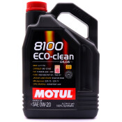 Масло моторное Motul 8100 Eco-Clean 0w20, синтетическое, API SP, ILSAC GF-6A, ACEA C5/C6, для бензинового двигателя, 4л, арт. 113219