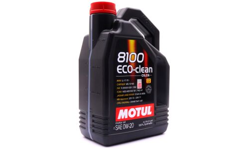 Масло моторное Motul 8100 Eco-Clean 0w20, синтетическое, API SP, ILSAC GF-6A, ACEA C5/C6, для бензинового двигателя, 4л, арт. 113219