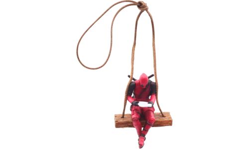 Игрушка подвесная на зеркало Reading Deadpool Pendant
