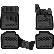 Коврики модельные Autofamily 3D, для Nissan Note 2020-2023 (правый руль), для переднего и заднего ряда, полиуретан, черный цвет, 4 шт, арт. ELEMENT3DAN1055210