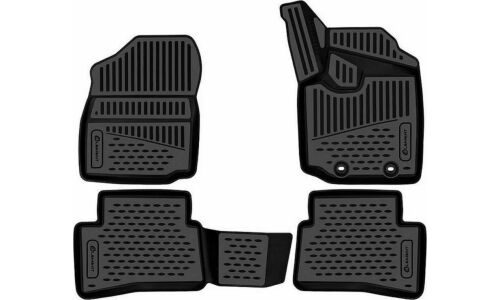 Коврики модельные Autofamily 3D, для Toyota Raize, Daihatsu Rocky 2019+ (правый руль), для переднего и заднего ряда, полиуретан, черный цвет, 4 шт, арт. ELEMENT3DAN1056210k