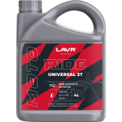 Масло для мототехники Lavr Motoline Ride Universal 2T SAE 30, полусинтетическое, API FC, JASO FC, 2-тактное, 4л, арт. Ln7742