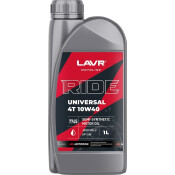 Масло для мототехники Lavr Motoline Ride Universal 4T 10w40, полусинтетическое, API SM, JASO MA2, 4-тактное, 1л, арт. Ln7745