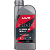 Масло для мотоциклов Lavr Motoline Ride Special 4Т 10w40, синтетическое, API SN, JASO MA2, 4-тактное, 1л, арт. Ln7747
