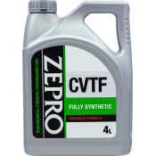 Масло трансмиссионное Zepro CVTF синтетическое, универсальное, для вариаторов, 4л, арт. 30301201-004