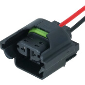 Разъём 2 pin Airline, мама, с проводами для ламп H8, H11, H16, арт. AECC166