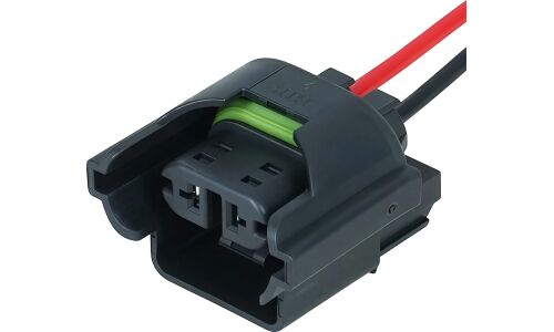 Разъём 2 pin Airline, мама, с проводами для ламп H8, H11, H16, арт. AECC166