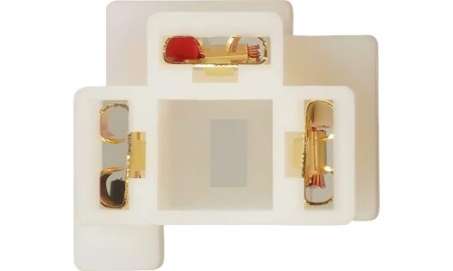 Разъём 3 pin Airline, мама, с проводами для ламп Н4, арт. AECC164