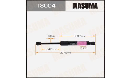 Упор газовый капота MASUMA, L=mm (1/40)