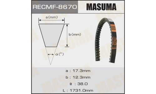 Ремень клиновый MASUMA рк.8670  17х1740 мм