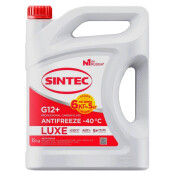 Антифриз Sintec Antifreeze Luxe, OAT, G12+, красный, -40°C, 6кг, арт. 106206