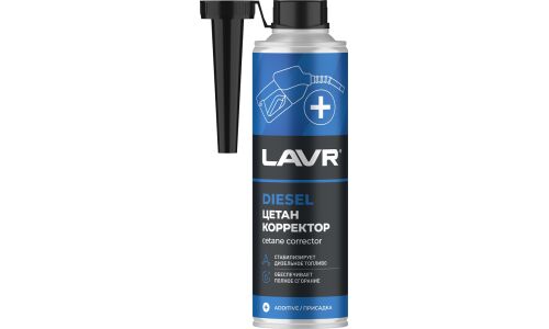 Цетан-корректор Lavr Cetane Plus, присадка в дизельное топливо, антидым, бутылка с насадкой 310мл, арт. Ln2112