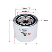 Фильтр масляный Sakura C-112, арт. C-1111 Фильтр масляный Sakura C-112, арт. C-1111