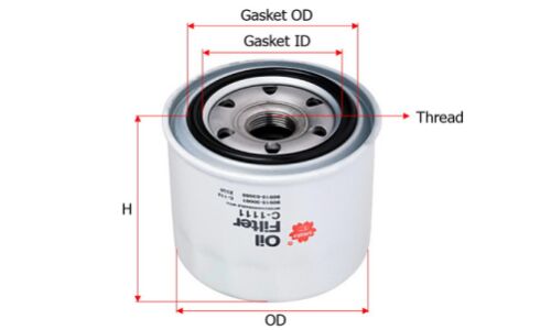 Фильтр масляный Sakura C-112, арт. C-1111