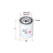 Фильтр масляный Sakura C-222, арт. C-1819 Фильтр масляный Sakura C-222, арт. C-1819