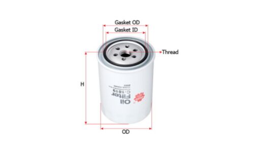 Фильтр масляный Sakura C-222, арт. C-1819