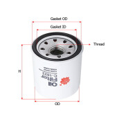 Фильтр масляный Sakura C-224, арт. C-1823