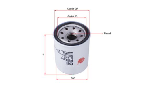 Фильтр масляный Sakura C-225, арт. C-1821