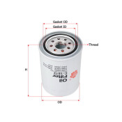 Фильтр масляный Sakura C-226, арт. C-1812