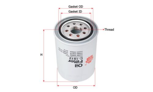 Фильтр масляный Sakura C-226, арт. C-1812