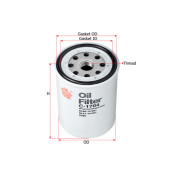 Фильтр масляный Sakura C-411, арт. C-1704