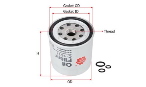 Фильтр масляный Sakura C-512, арт. C-1511