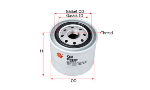 Фильтр масляный Sakura C-902, арт. C-1815