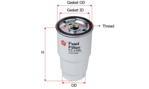 Фильтр топливный Sakura FC-184, арт. FC-1108