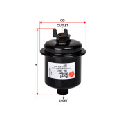 Фильтр топливный Sakura FC-819, арт. FS-1607