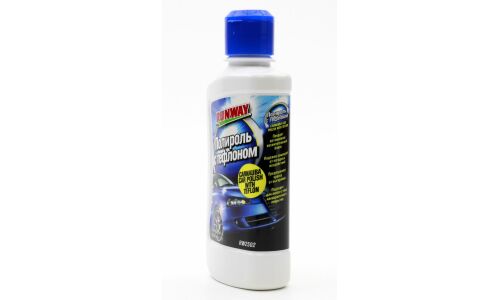 Полироль кузова Runway Carnauba Car Polish With Teflon, с тефлоном и воском карнауба, с защитными свойствами, бутылка 250мл, арт. RW2502