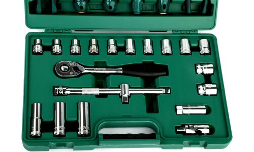 Набор инструментов SATA, под размер 1/2", комплект 26 предметов, арт. 09501