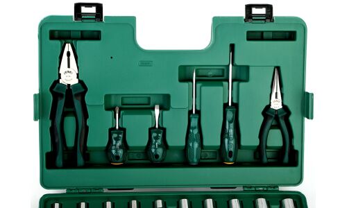 Набор инструментов SATA, под размер 1/2", комплект 26 предметов, арт. 09501