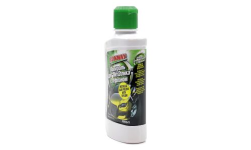 Полироль кузова Runway Metallic Car Polish, защитный, с тефлоном, для покрытий типа «металлик», бутылка 250мл, арт. RW2541