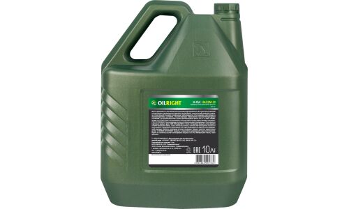 Масло моторное OILRIGHT М-8Г2К 20w20, минеральное, API CC, для дизельного двигателя, 10л, арт. 2489