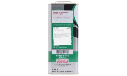 Масло трансмиссионное Toyota АTF Type T-IV, для АКПП, 4л, арт. 08886-02705