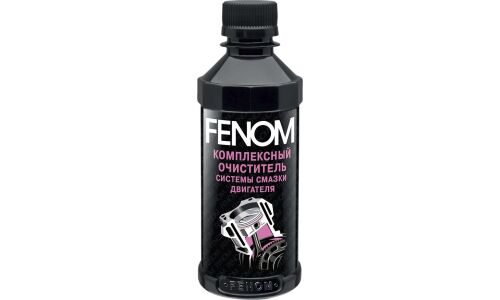 Моющая присадка в масло Fenom, для бензиновых и дизельных двигателей, бутылка 200мл, арт. FN093