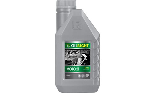 Масло для мототехники OILRIGHT МГД-14М Мото 2Т, минеральное, API TB, JASO FB, 2-тактное, 1л, арт. 2584