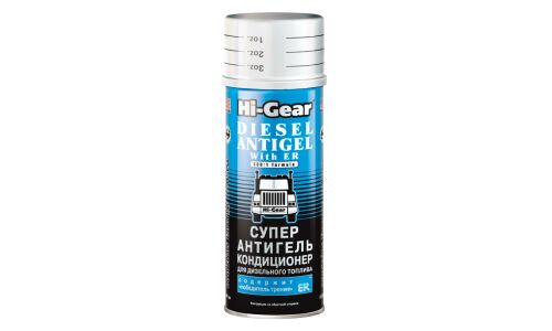 Антигель Hi-Gear Diesel Antigel, присадка в дизельное топливо, с кондиционером металла ER®, бутылка 444мл, арт. HG3423