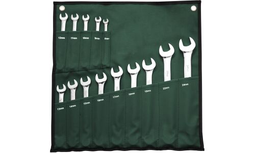 Набор комбинированных ключей SATA, от 8мм до 24мм, комплект 14 предметов, арт. 9026