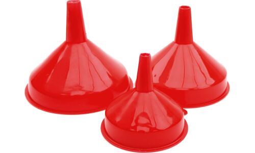 Комплект воронок пластиковых, для технических жидкостей, Ø130/115/90мм, 3 шт