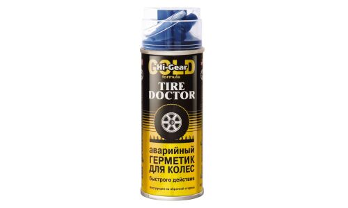 Аварийный герметик для колёс Hi-Gear Gold Tire Doctor, со шлангом, аэрозоль 340г, арт. HG5337