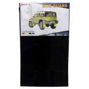 Брызговики универсальные Baik's Mud Guard, большие, для внедорожников и грузовиков, 590x350мм, с крепежом, чёрные, 2 шт