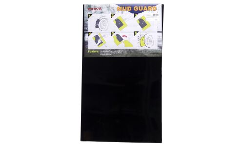 Брызговики универсальные Baik's Mud Guard, большие, для внедорожников и грузовиков, 590x350мм, с крепежом, чёрные, 2 шт